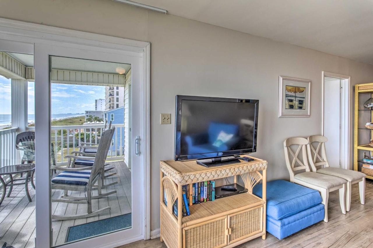 Bright Beachy Condo With Boardwalk Access And Patio! 默特尔比奇 外观 照片