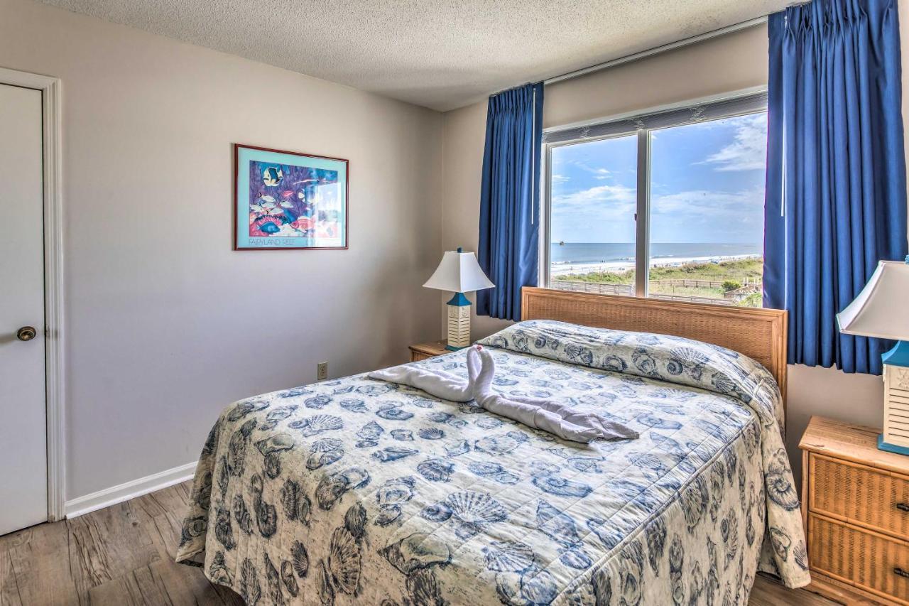 Bright Beachy Condo With Boardwalk Access And Patio! 默特尔比奇 外观 照片