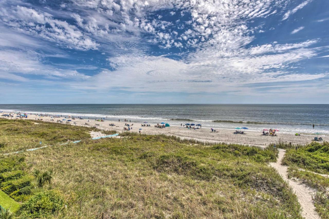 Bright Beachy Condo With Boardwalk Access And Patio! 默特尔比奇 外观 照片